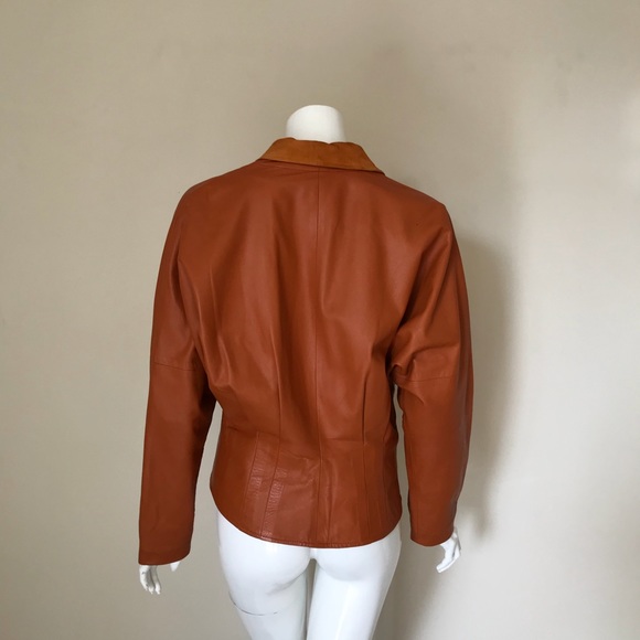 Vintage one of a kind leather jacket - Picture 4 of 7